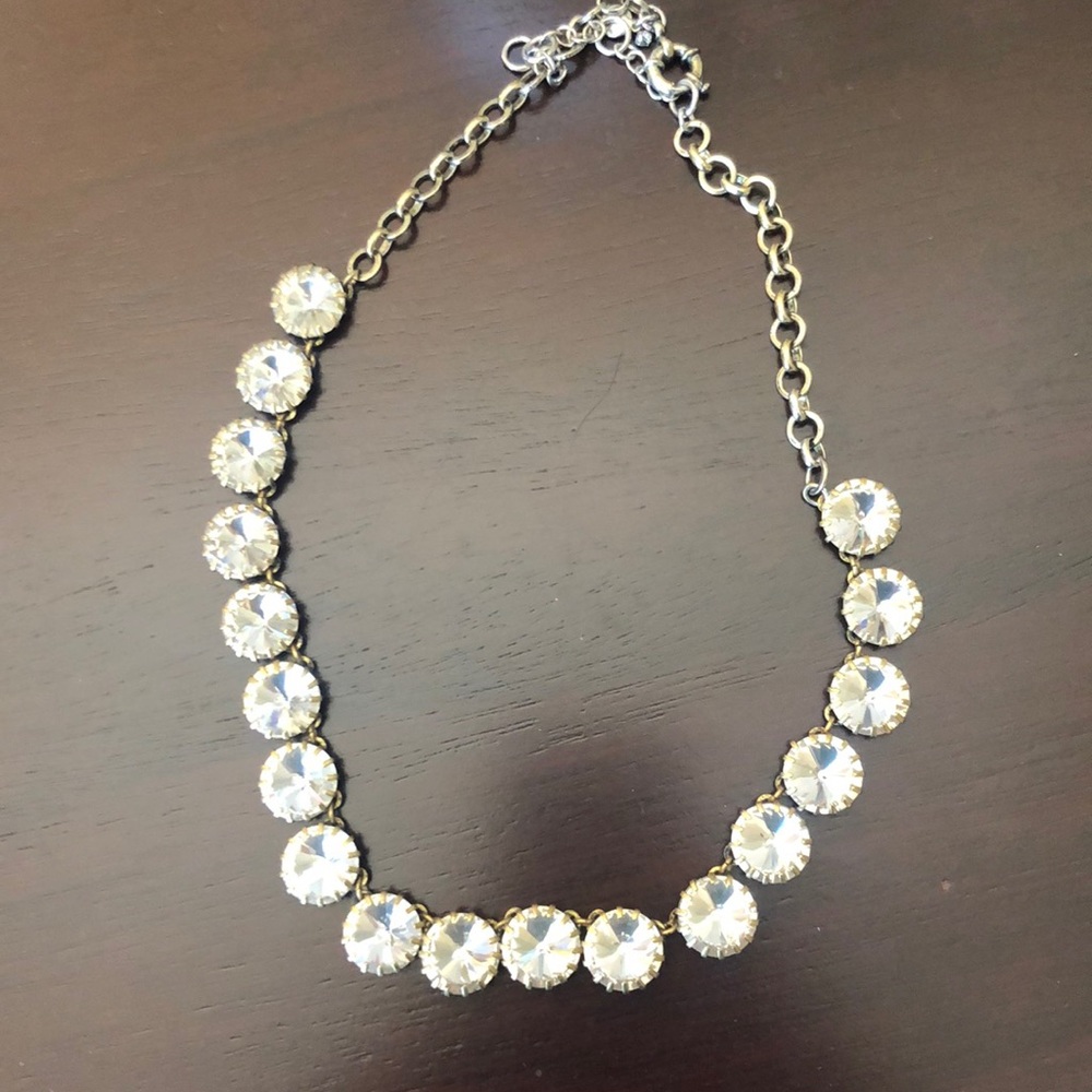 J Crew Rhinestone necklace